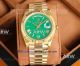 swiss clone rolex day date 40 yellow gold black bagutte diamond face watch (7)_th.jpg
